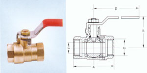 216 铜球阀 PN40(Conventional Port)